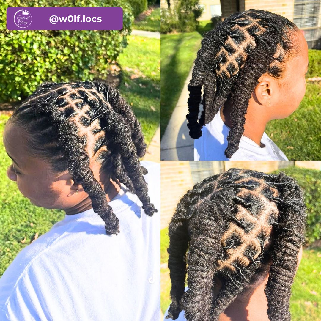 baby dreads twists on women