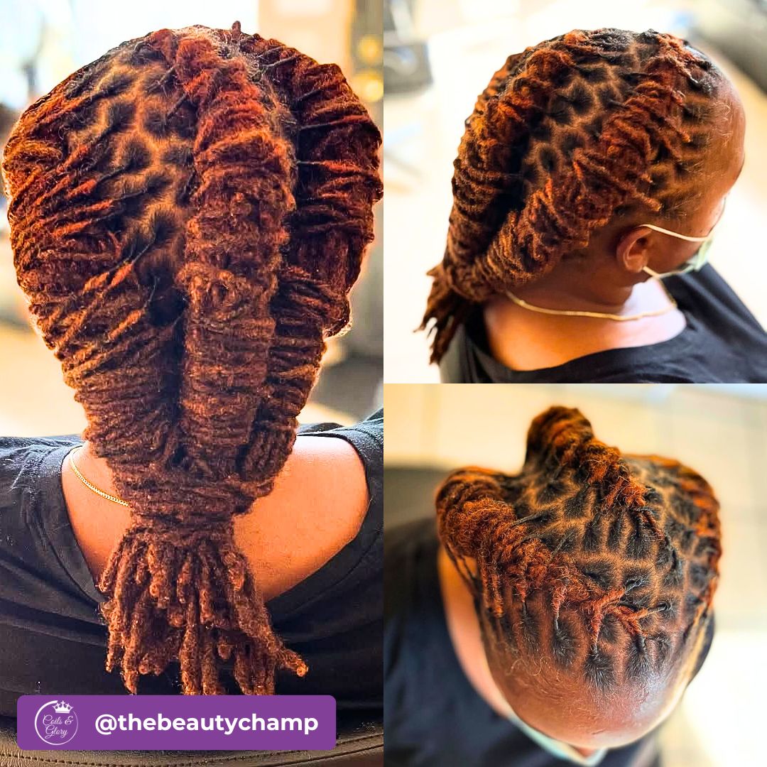 ginger locs on black women