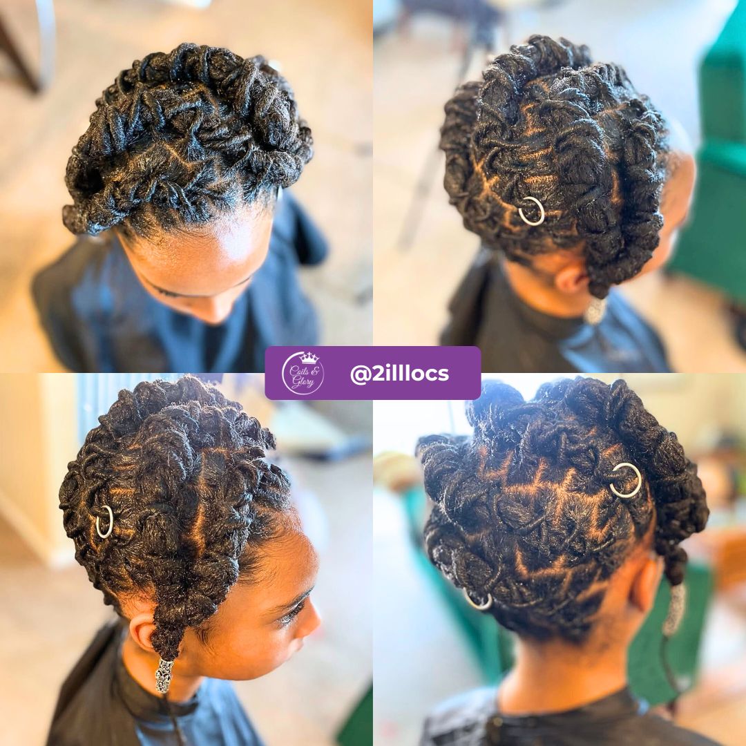 jumbo barrel locs on black women