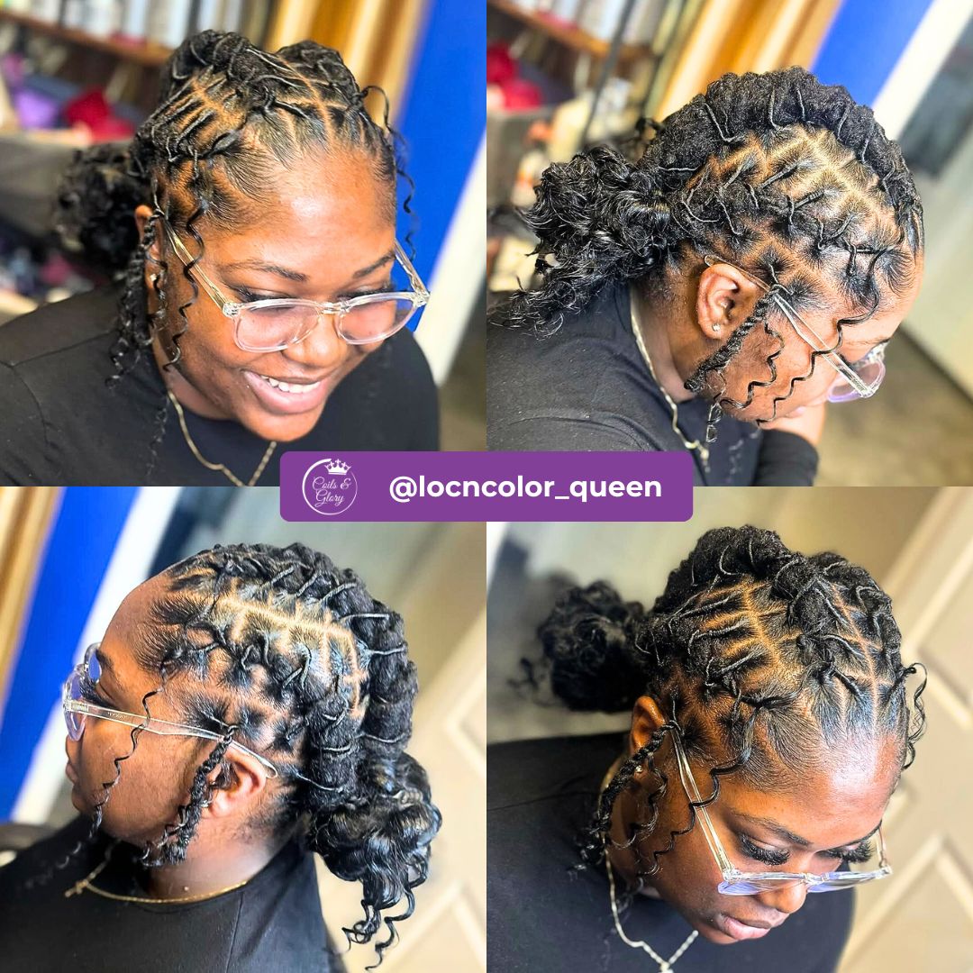 bohemian locs on black girls