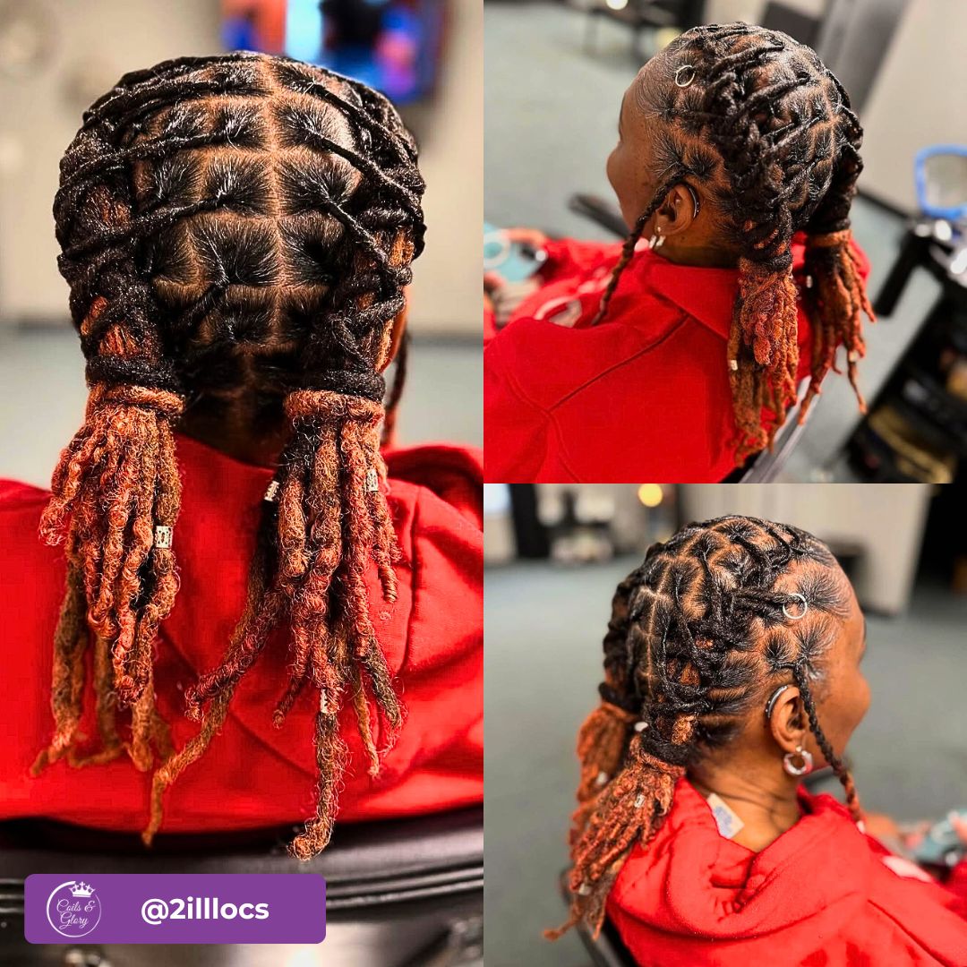 baby barrel dreads hairstyle for black women