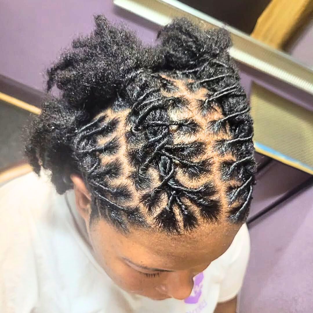 half barrel twists with locs 